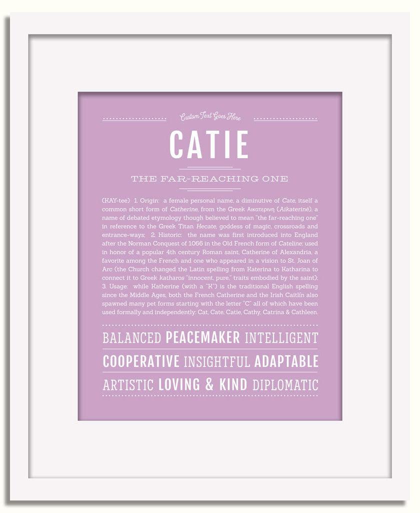 Frame Options | Lilac | White Frame, Matted