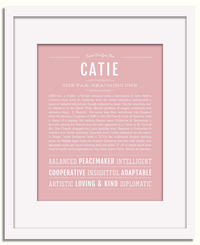 Frame Options | Dusty Rose | White Frame, Matted