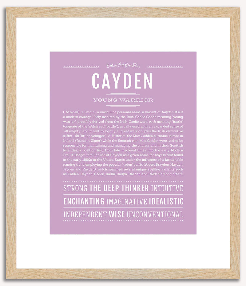 Cayden | Name Art Print