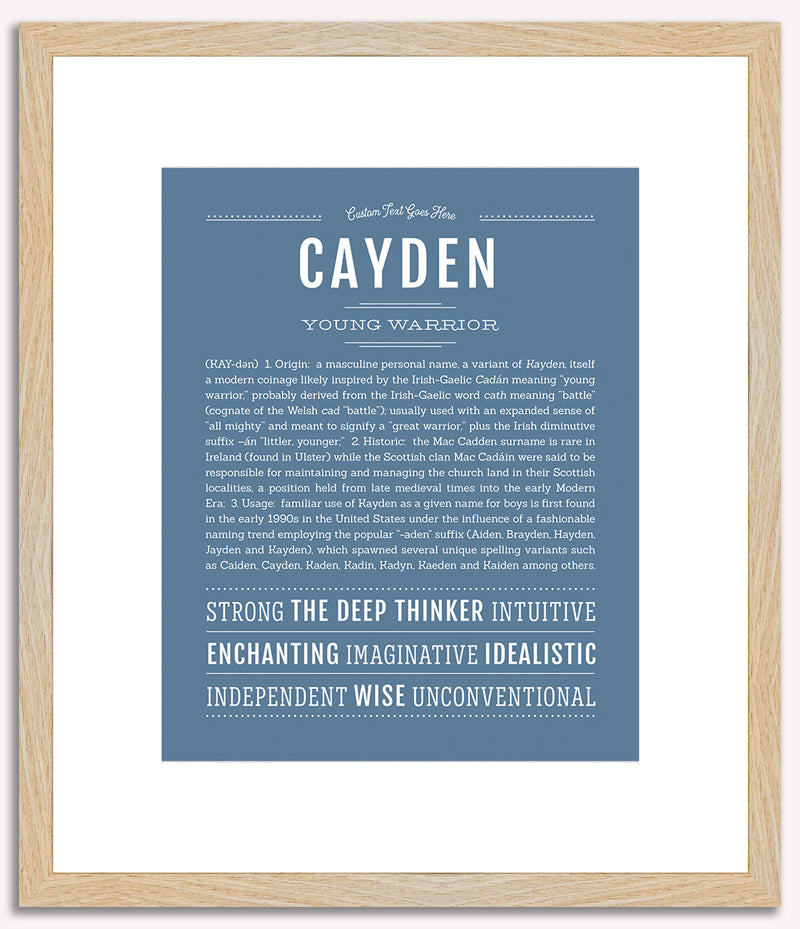 Cayden | Name Art Print