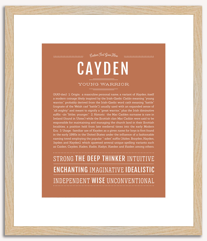 Cayden | Name Art Print