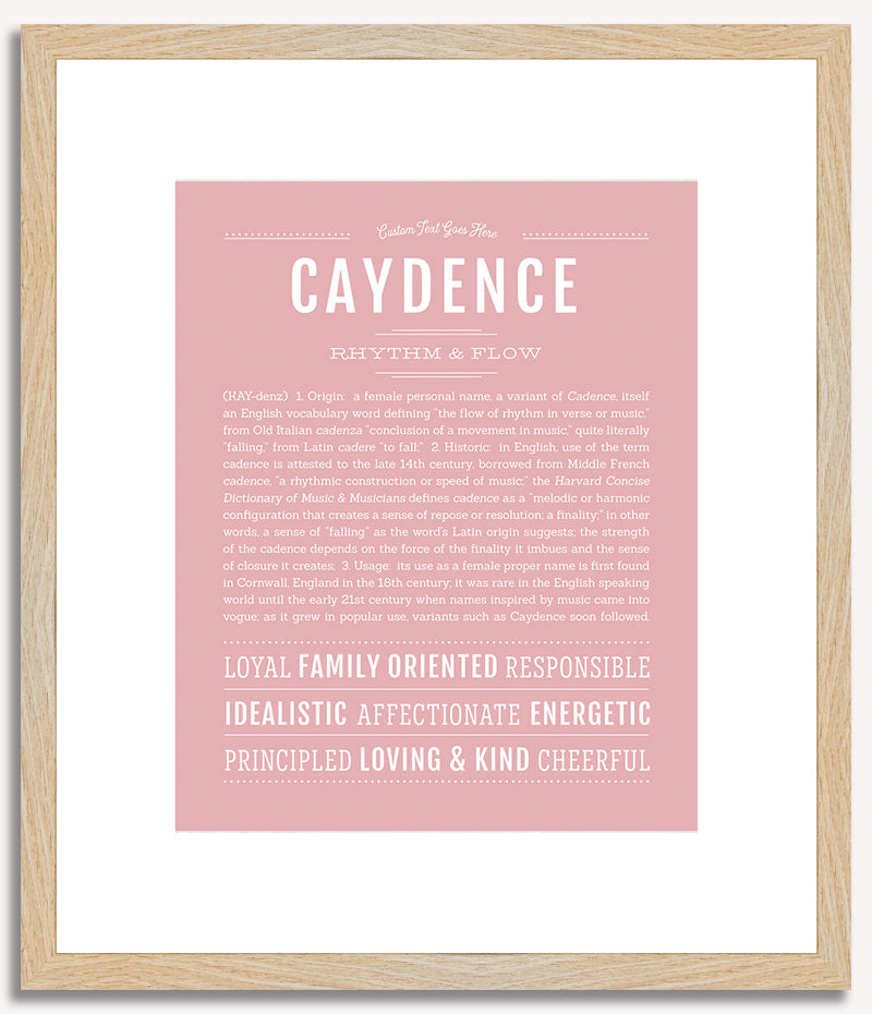 Caydence | Name Art Print