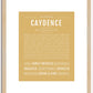 Caydence | Name Art Print