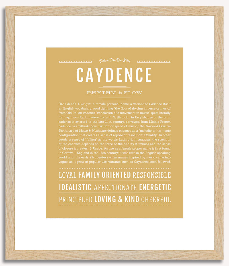 Caydence | Name Art Print