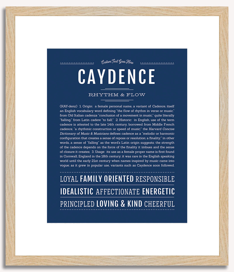 Caydence | Name Art Print