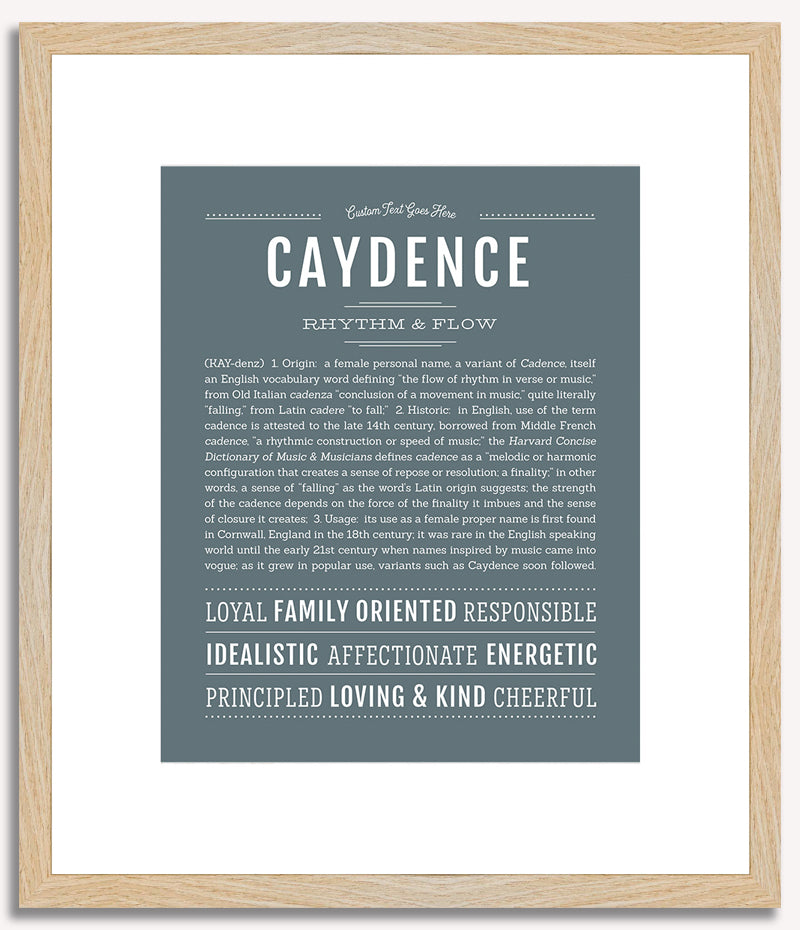 Caydence | Name Art Print