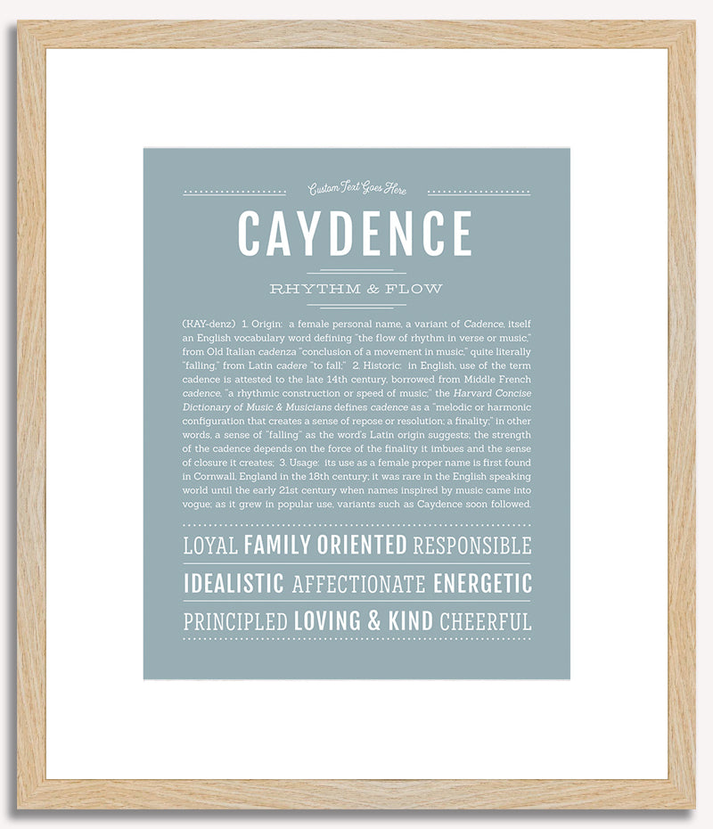 Caydence | Name Art Print