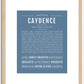 Caydence | Name Art Print