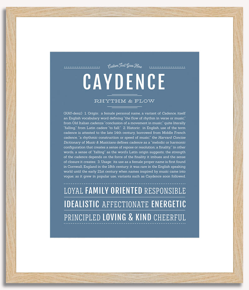 Caydence | Name Art Print