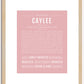 Caylee | Name Art Print