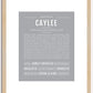 Caylee | Name Art Print