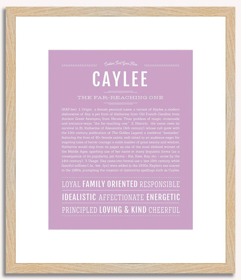 Caylee | Name Art Print