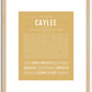 Caylee | Name Art Print