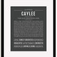 Frame Options | Charcoal Gray | Black Frame, Matted