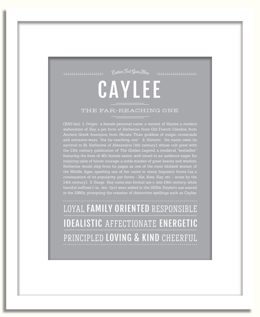 Frame Options | Light Gray | White Frame, Matted