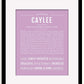 Frame Options | Lilac | Black Frame, Matted