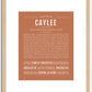 Caylee | Name Art Print