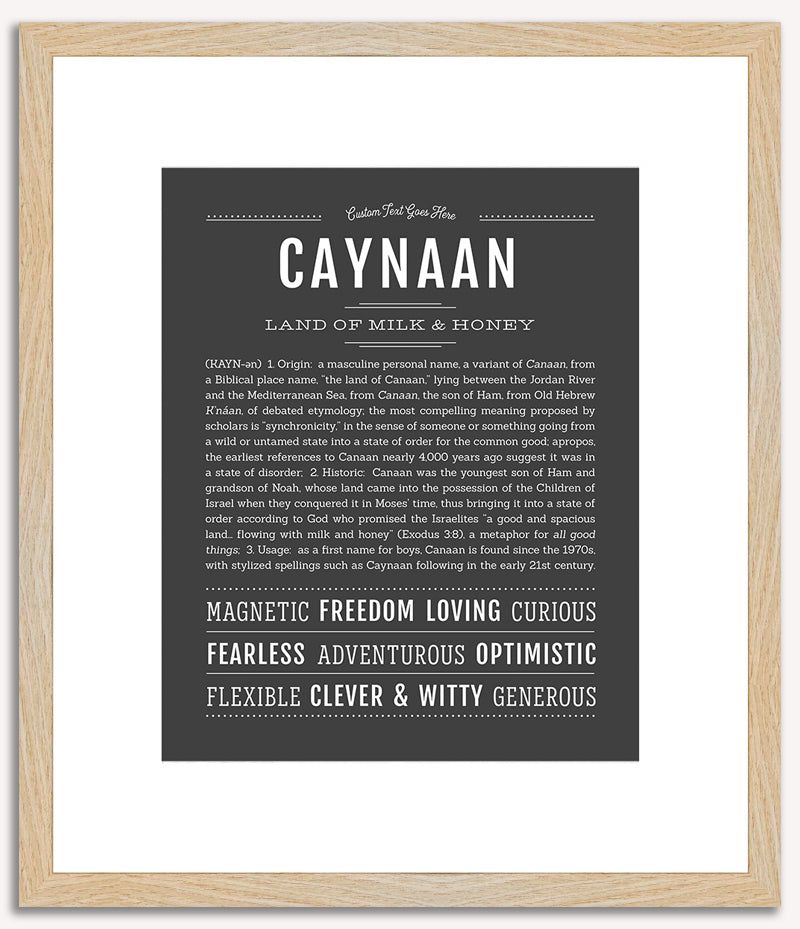 Caynaan | Name Art Print