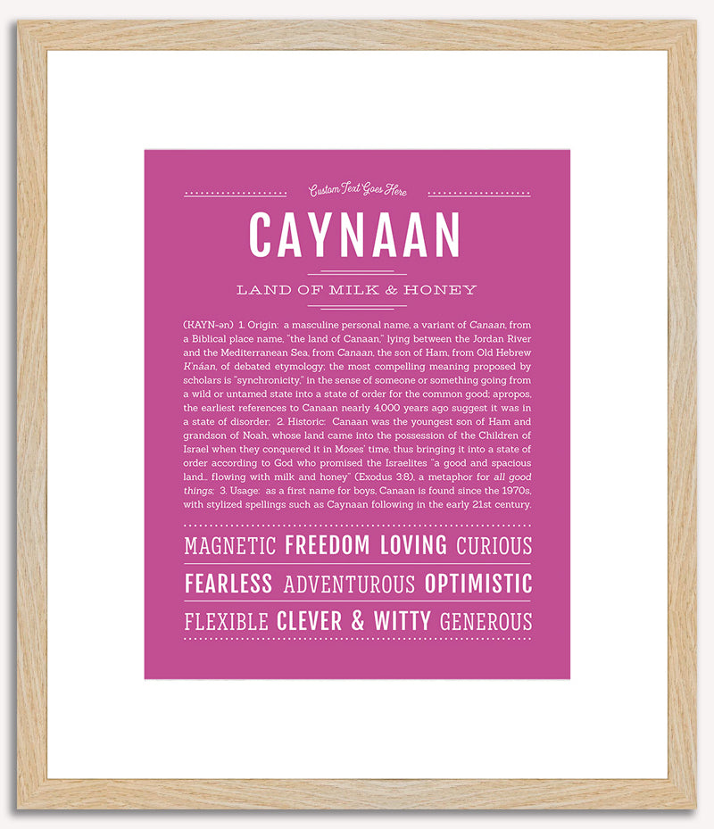 Caynaan | Name Art Print