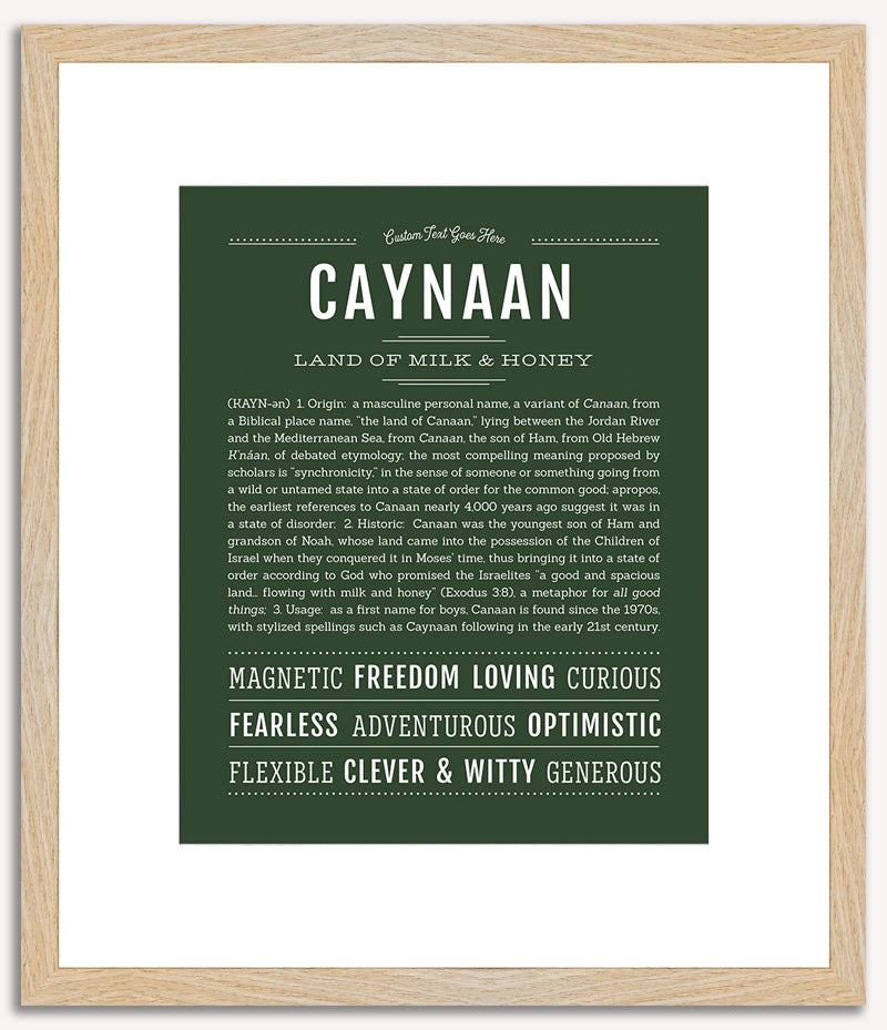 Caynaan | Name Art Print