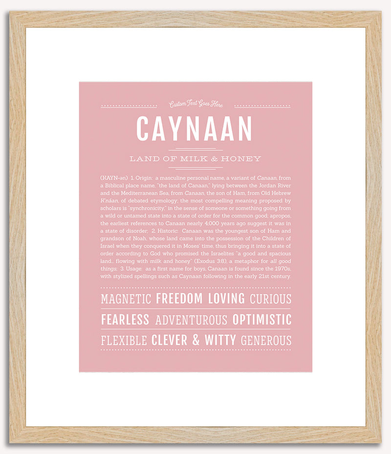 Caynaan | Name Art Print