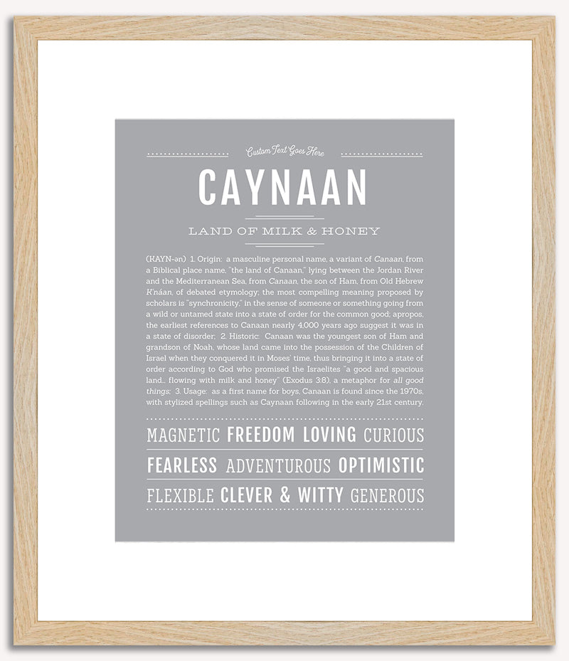 Caynaan | Name Art Print