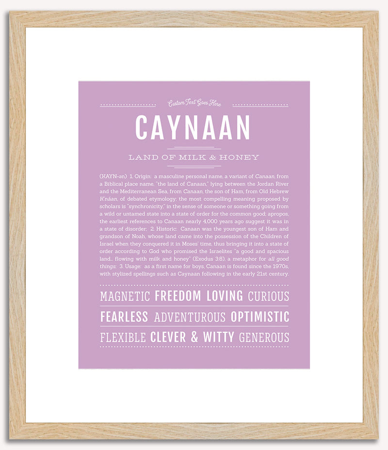 Caynaan | Name Art Print