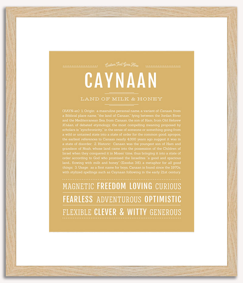 Caynaan | Name Art Print