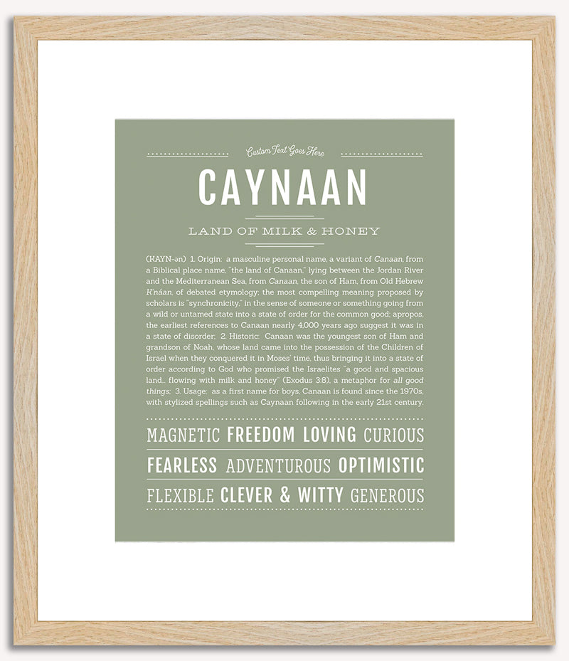 Caynaan | Name Art Print