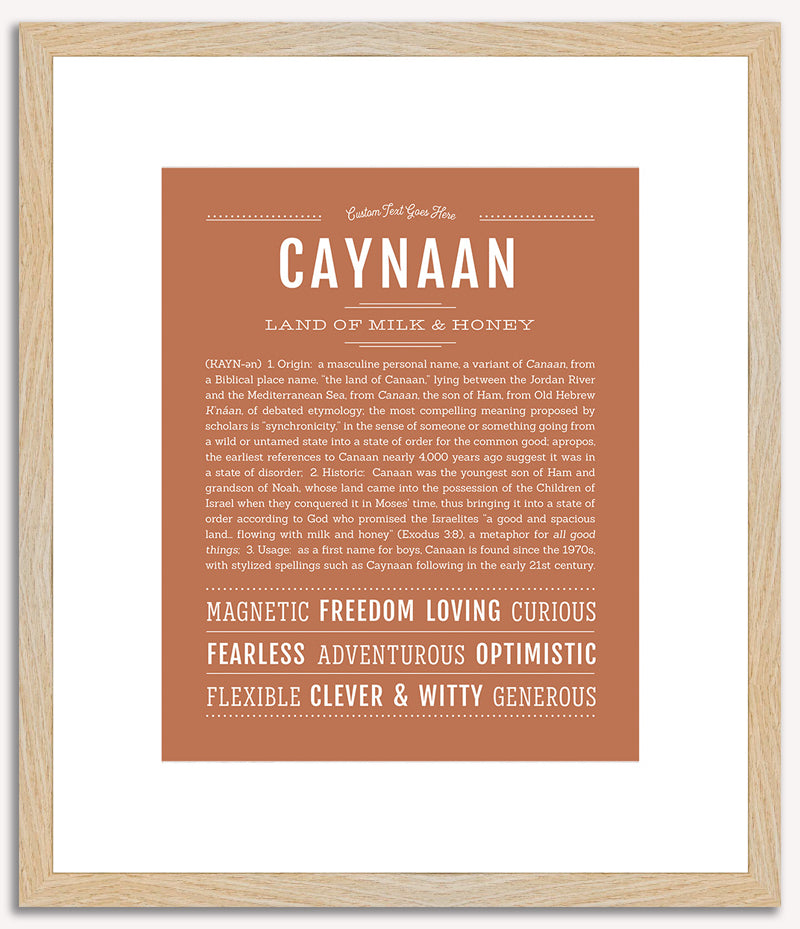 Caynaan | Name Art Print