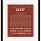 Frame Options | Bordeaux | Black Frame, Matted
