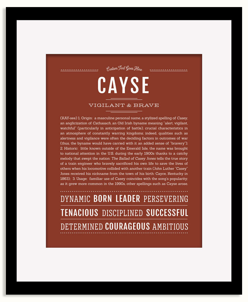 Frame Options | Bordeaux | Black Frame, Matted