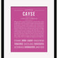 Frame Options | Dark Pink | Black Frame, Matted