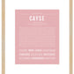 Frame Options | Dusty Rose | Maple Frame, Matted