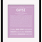 Frame Options | Lilac | Black Frame, Matted