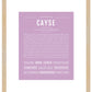 Frame Options | Lilac | Maple Frame, Matted