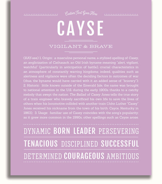 Frame Options | Lilac | No Frame