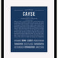Frame Options | Midnight Blue | Black Frame, Matted