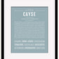 Frame Options | Powder Blue | Black Frame, Matted