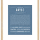 Frame Options | Steele Blue | Maple Frame, Matted