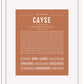 Frame Options | Terra Cotta | White Frame, Matted