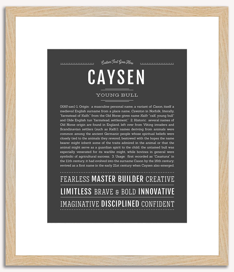 Caysen | Name Art Print