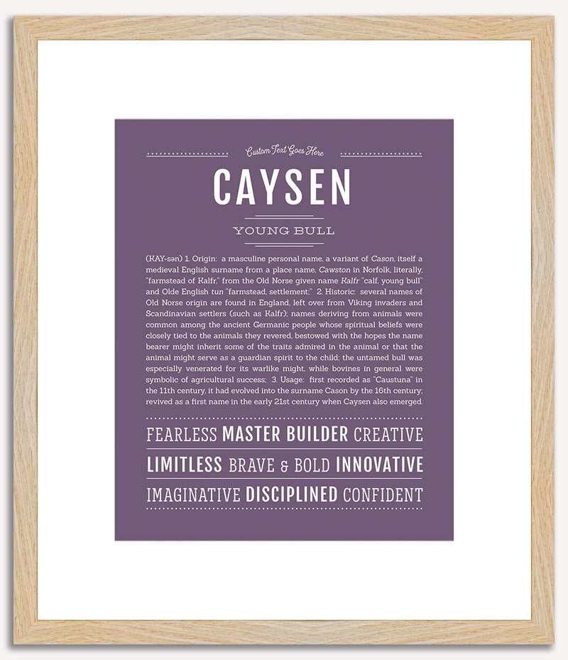 Caysen | Name Art Print