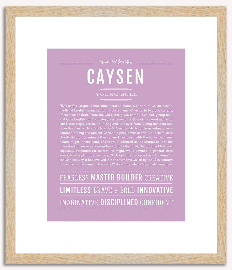 Caysen | Name Art Print