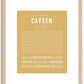 Caysen | Name Art Print