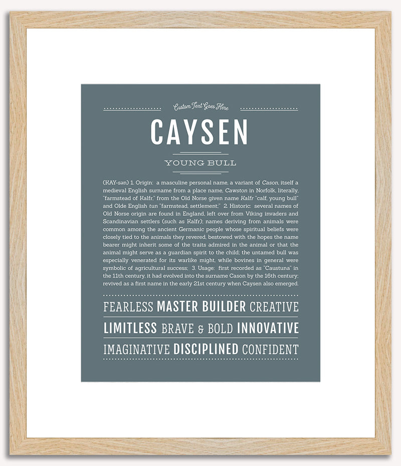 Caysen | Name Art Print