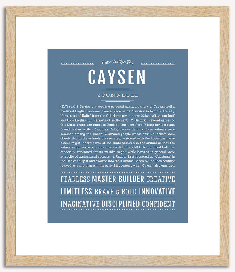 Caysen | Name Art Print