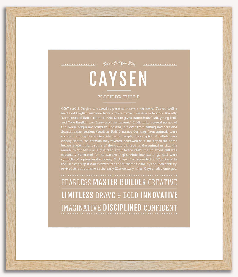 Caysen | Name Art Print