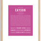 Cayson | Name Art Print