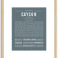 Cayson | Name Art Print